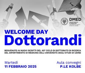 Welcome Day Dottorandi 2025